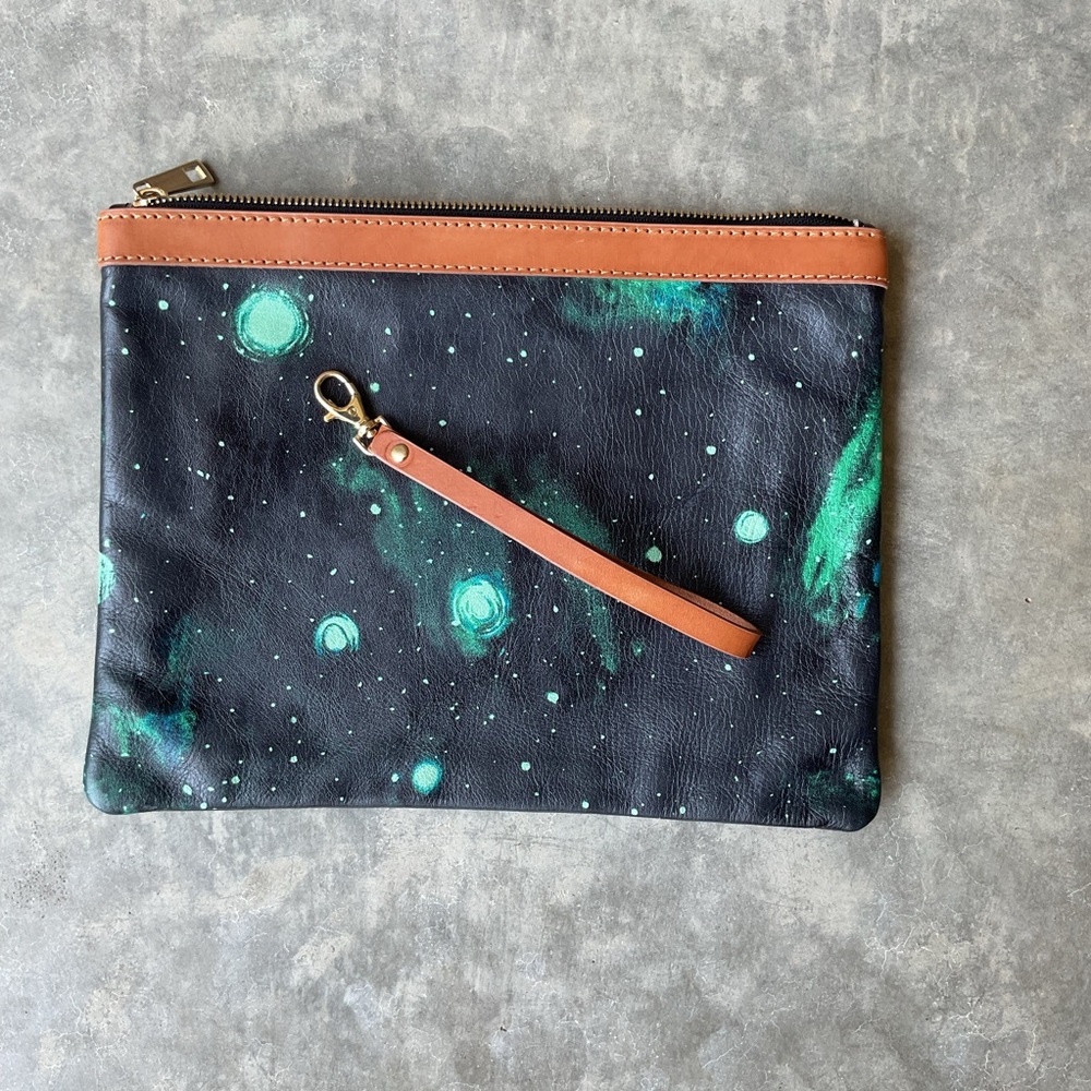 Garuglieri Italian Leather Wristlet Pouch - Picture 4 of 9
